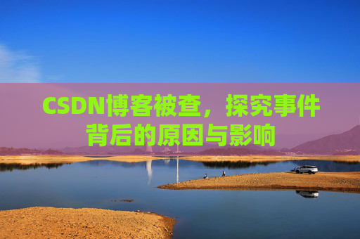 CSDN博客被查，探究事件背后的原因与影响